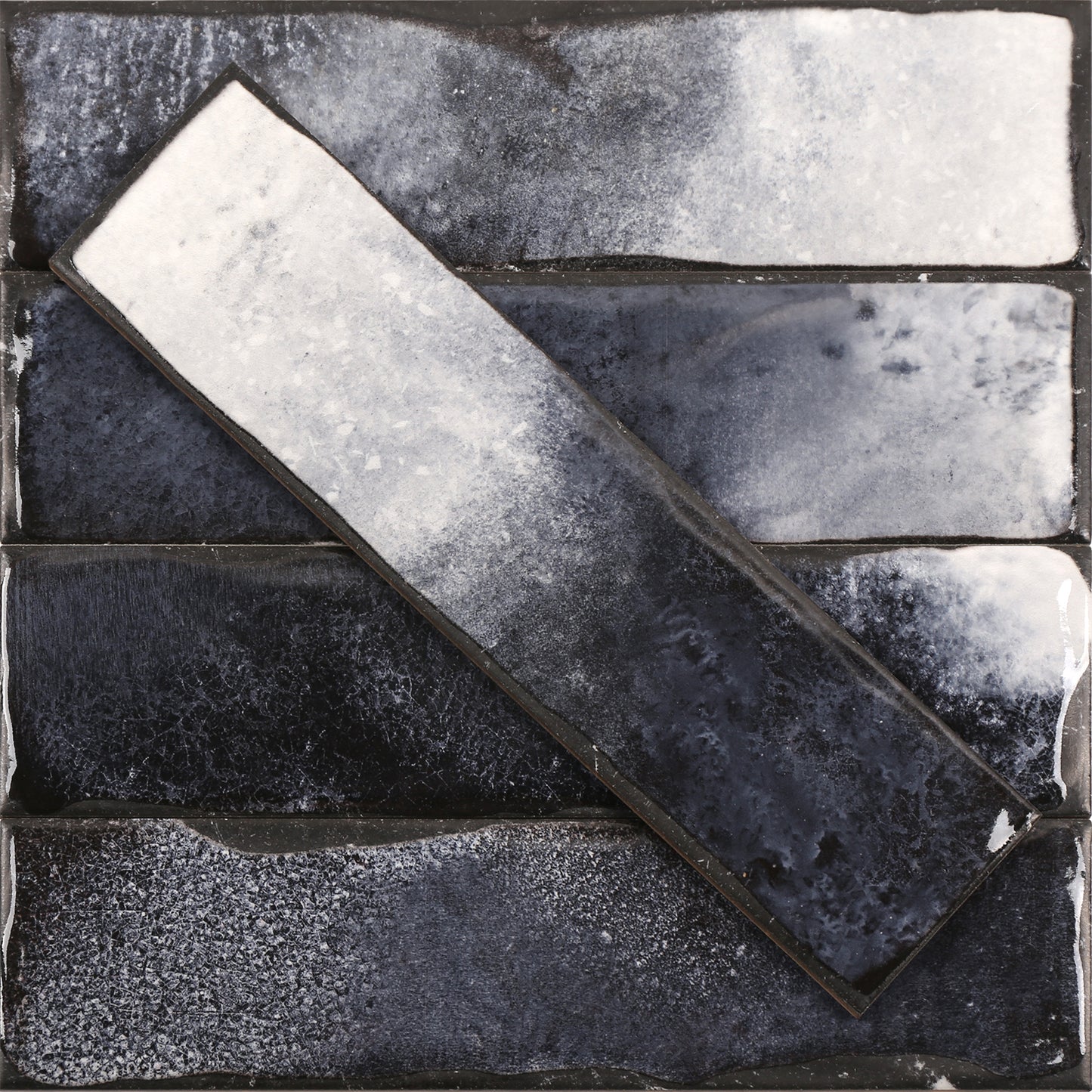 LAVA 3''×12'' Ceramic Handmade Look Subway Wall Tile