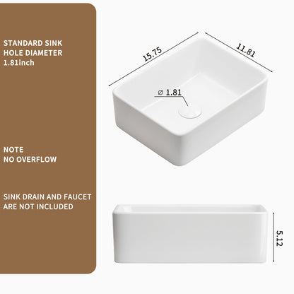 Modern Ceramic Bathroom Vessel Sink