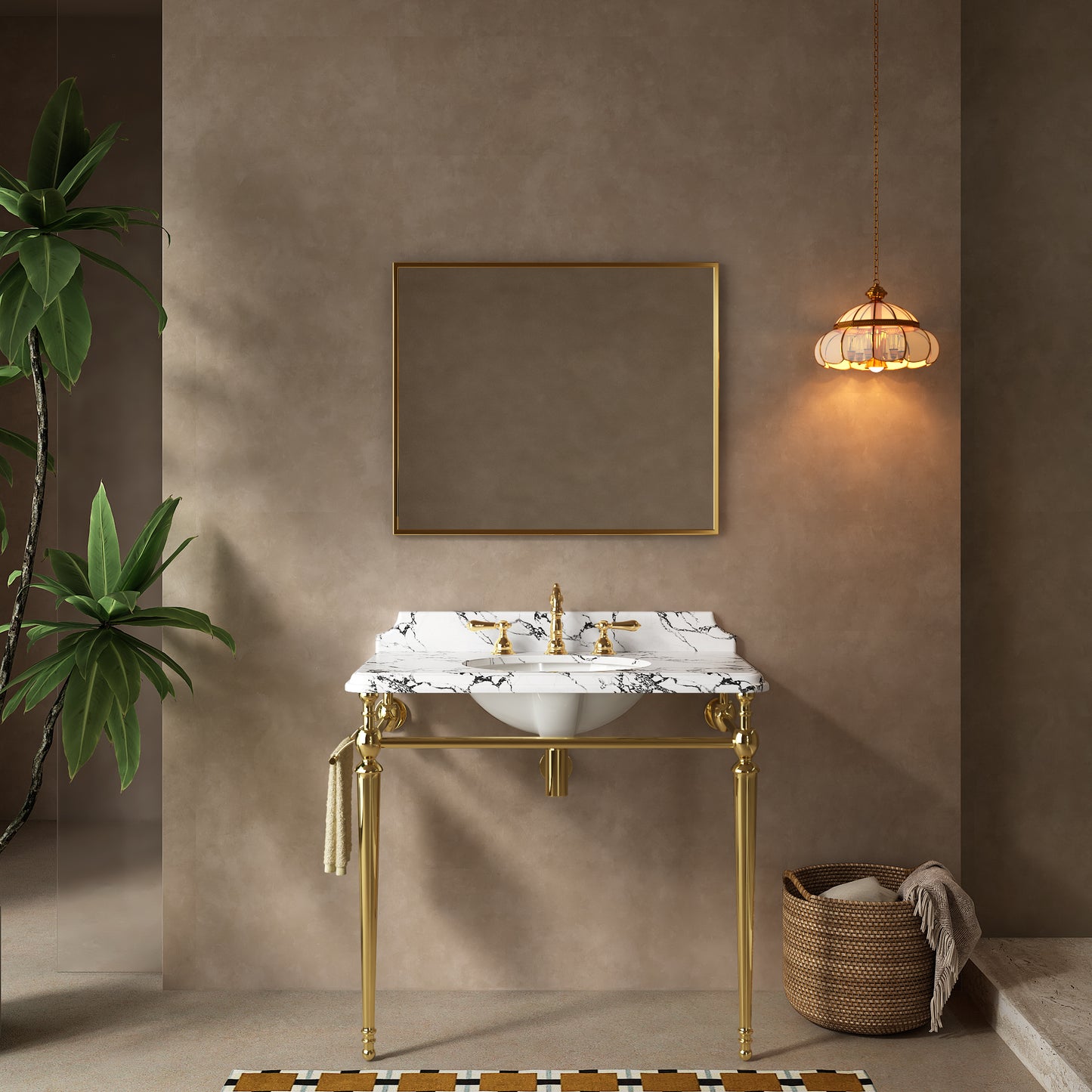 36" Bathroom Console Sink