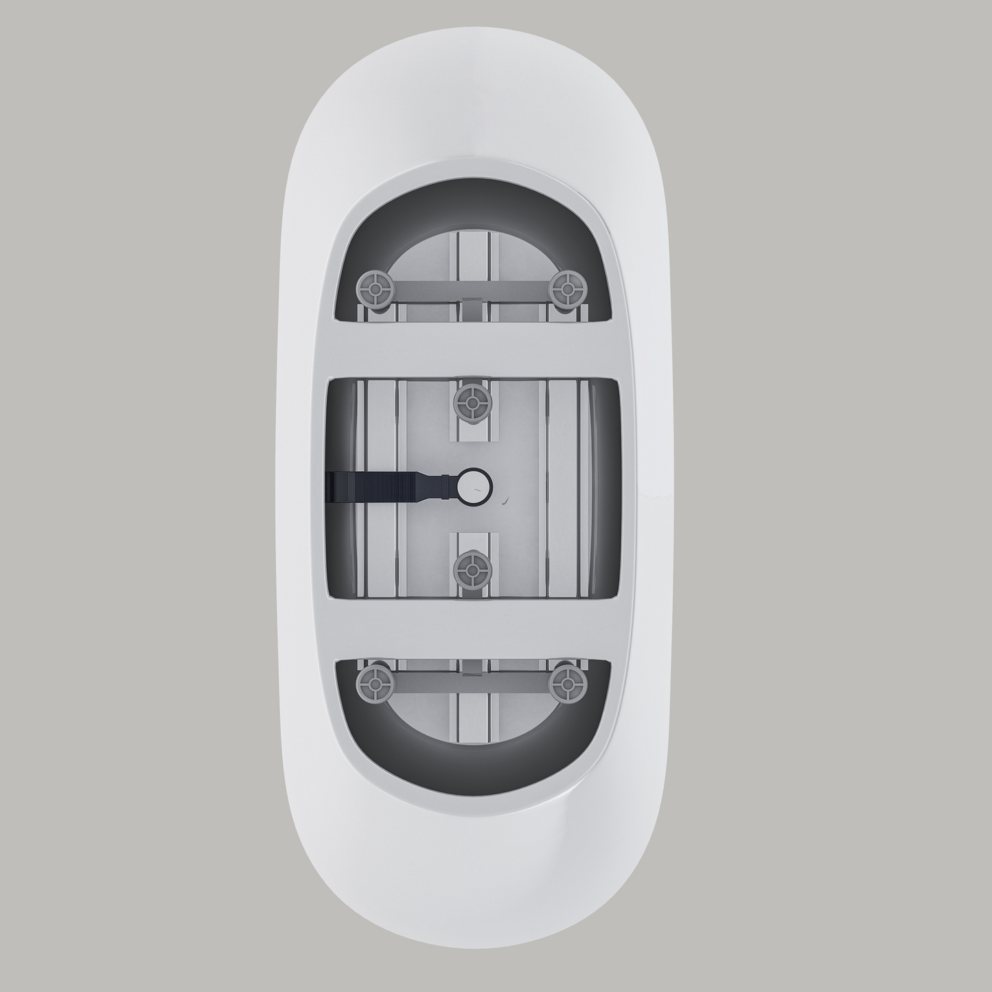 67 "Acrylic  Double-Slipper Freestanding Tub
