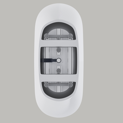 67 "Acrylic  Double-Slipper Freestanding Tub