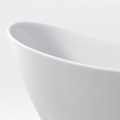 67 "Acrylic  Double-Slipper Freestanding Tub