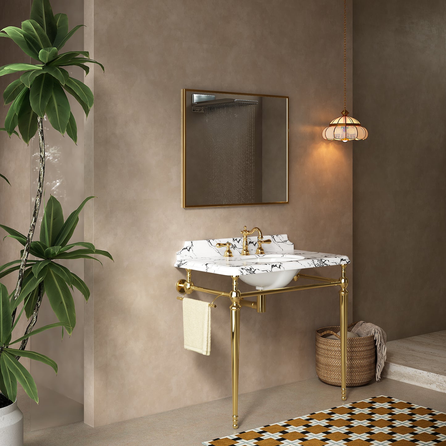 36" Bathroom Console Sink