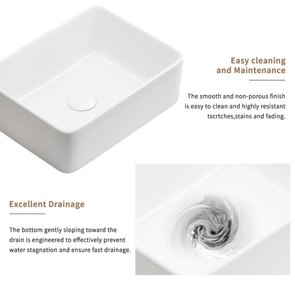 Modern Ceramic Bathroom Vessel Sink