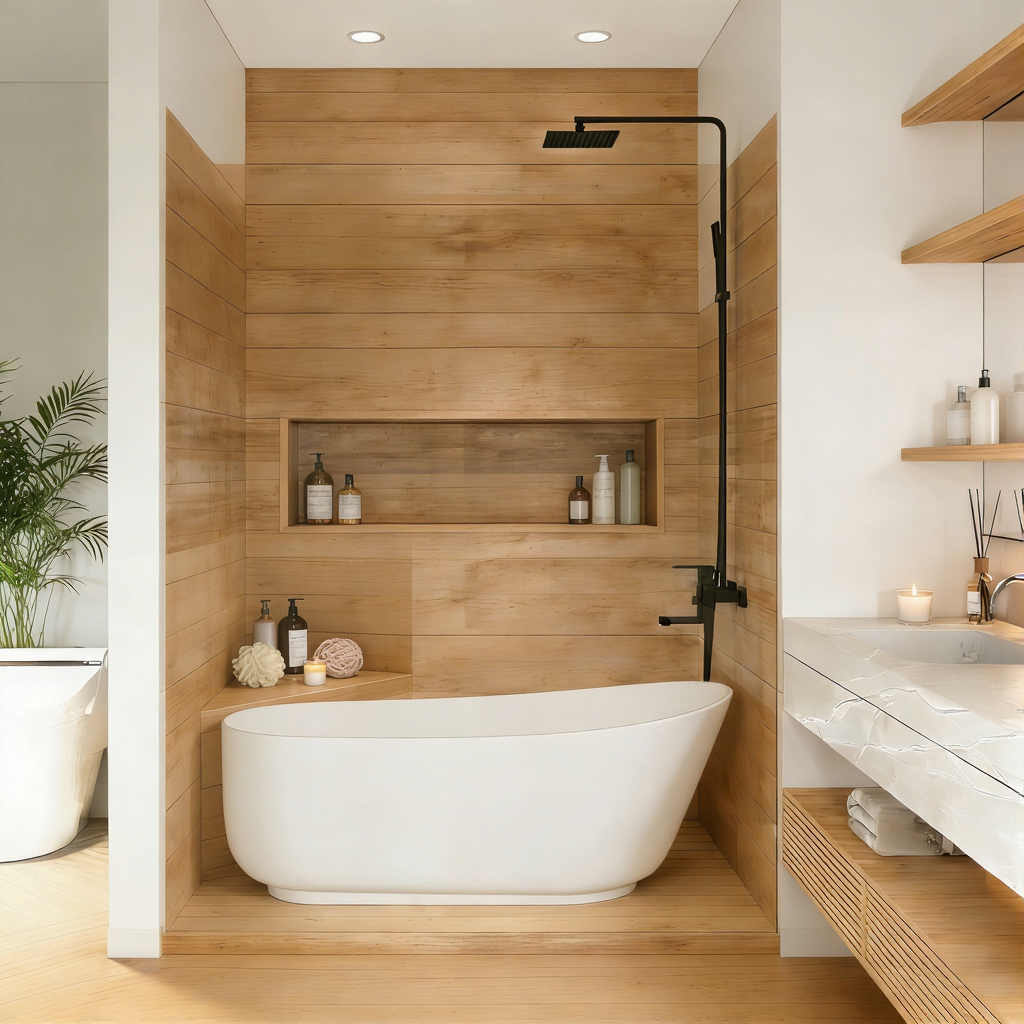 67" Solid Surface & Stone Resin Oval Soaking Bathtub with Overflow Drain for the Bathroom