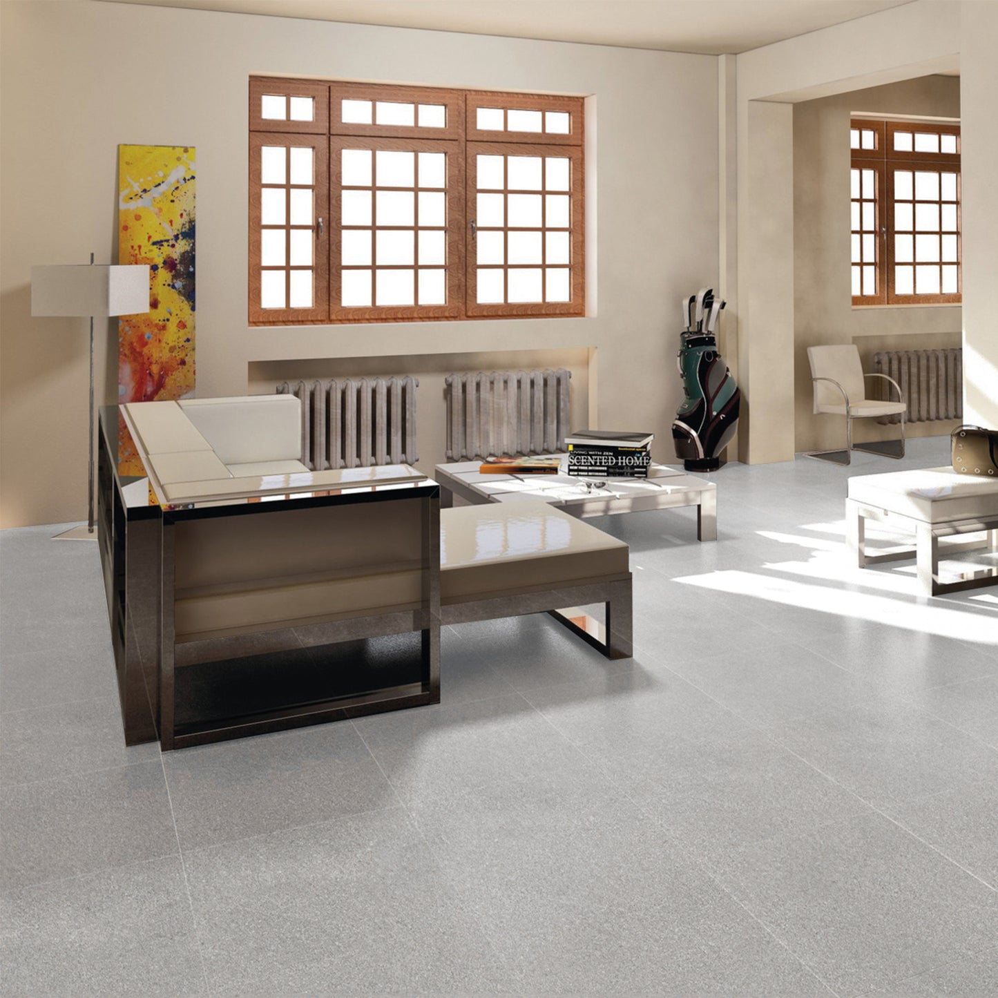 Roman Concrete 12''×24'' Porcelain Wall & Floor Tile