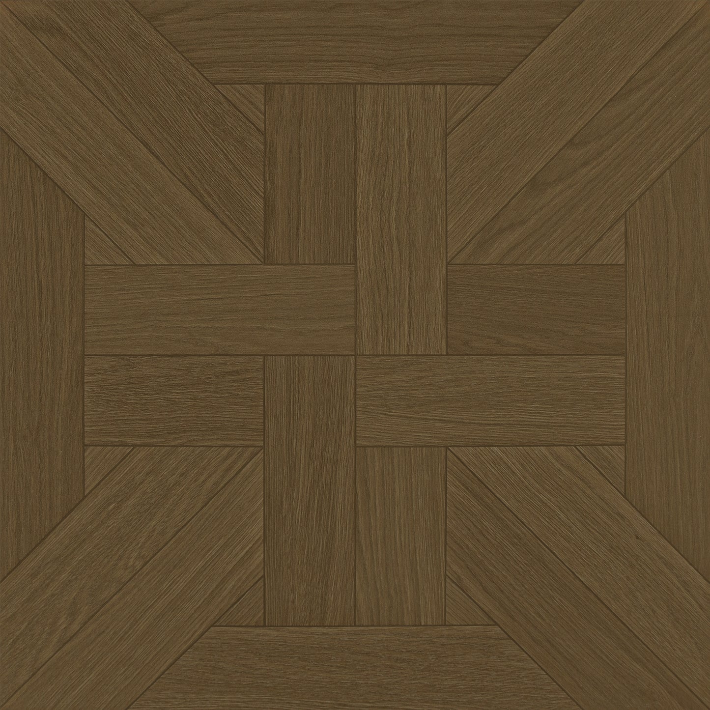 CROSS WOOD 32''×32'' Porcelain Wood Look Wall & Floor Tile