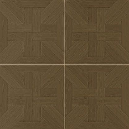 CROSS WOOD 32''×32'' Porcelain Wood Look Wall & Floor Tile
