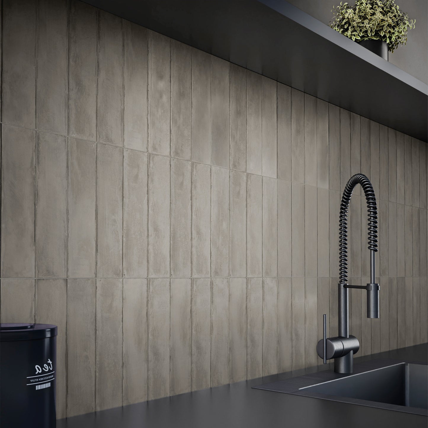 ELEMENTI 3''×12'' Ceramic Handmade Look Subway Wall Tile