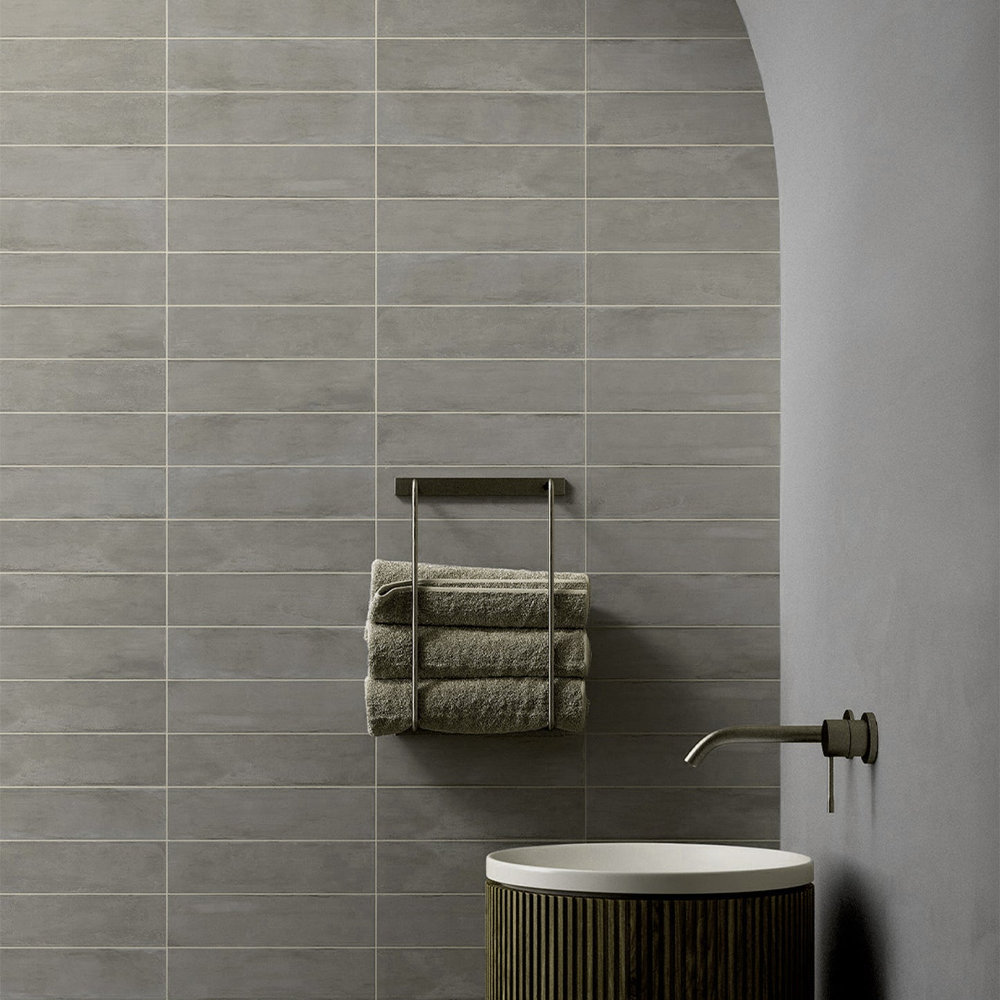ELEMENTI 3''×12'' Ceramic Handmade Look Subway Wall Tile