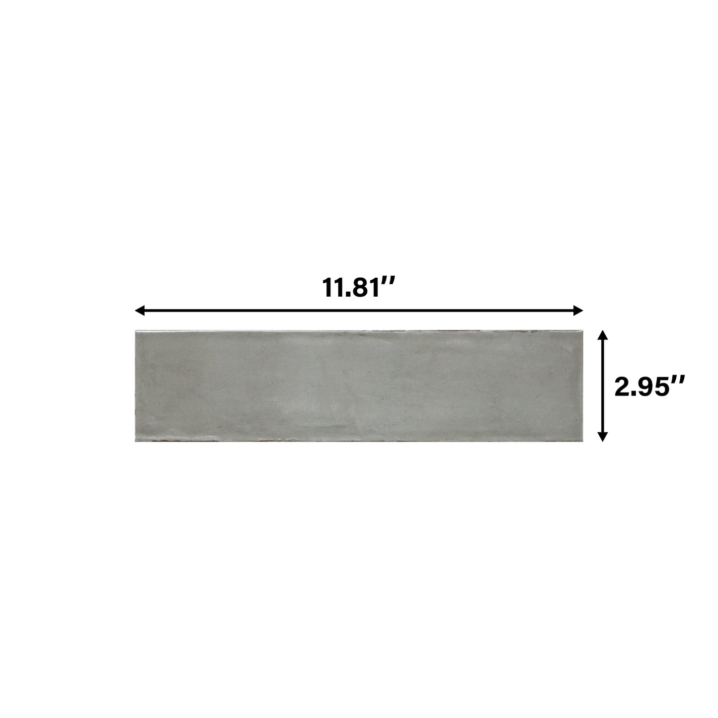 ELEMENTI 3''×12'' Ceramic Handmade Look Subway Wall Tile