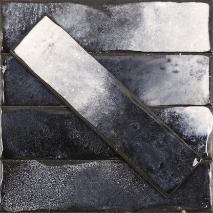 LAVA 3''×12'' Ceramic Handmade Look Subway Wall Tile