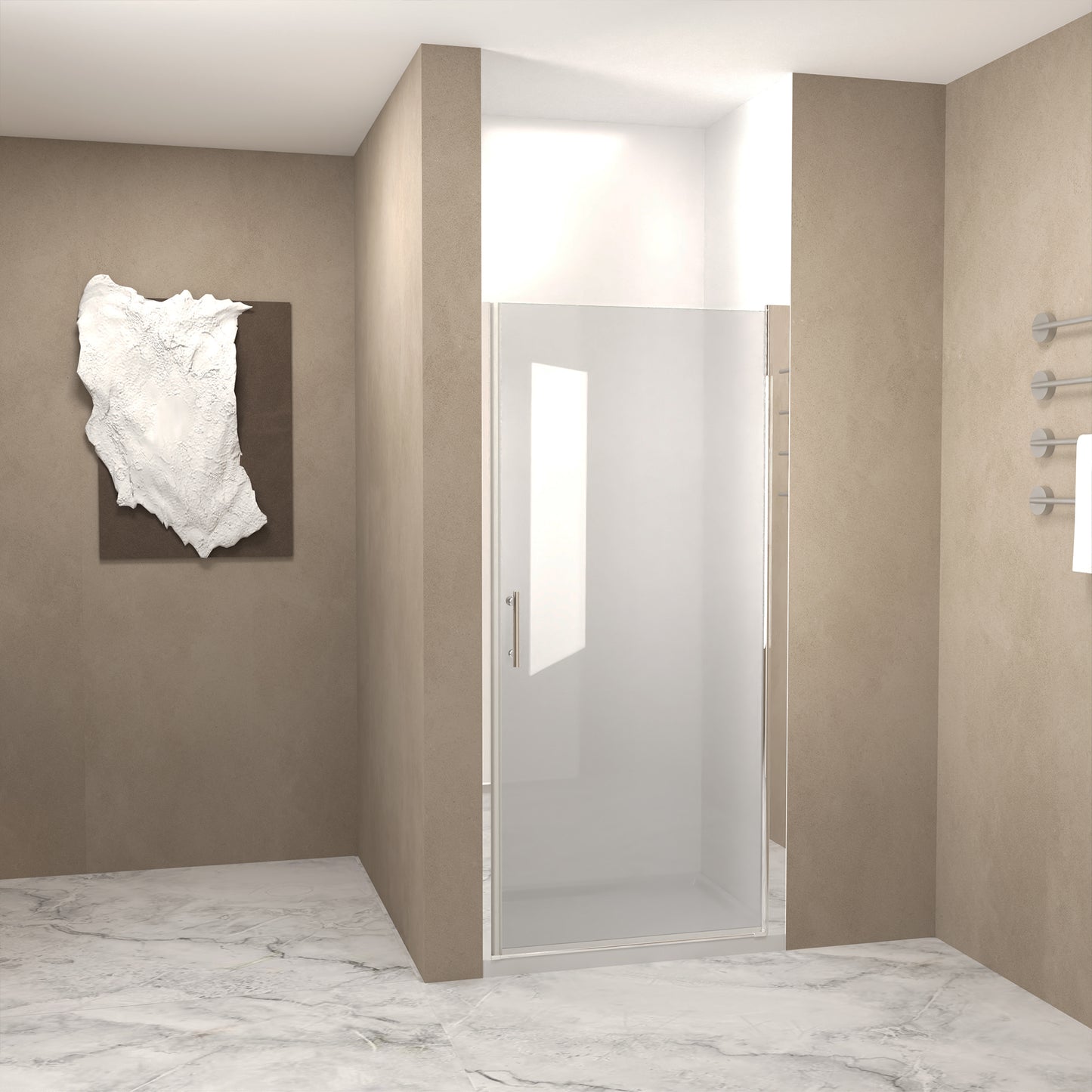 28"W x 72"H Pivot Shower Door