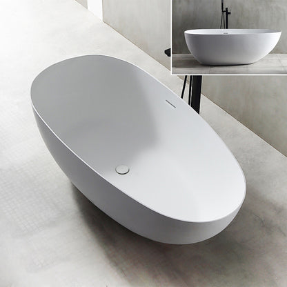 Freestanding Soaking Solid Surface Bathtub