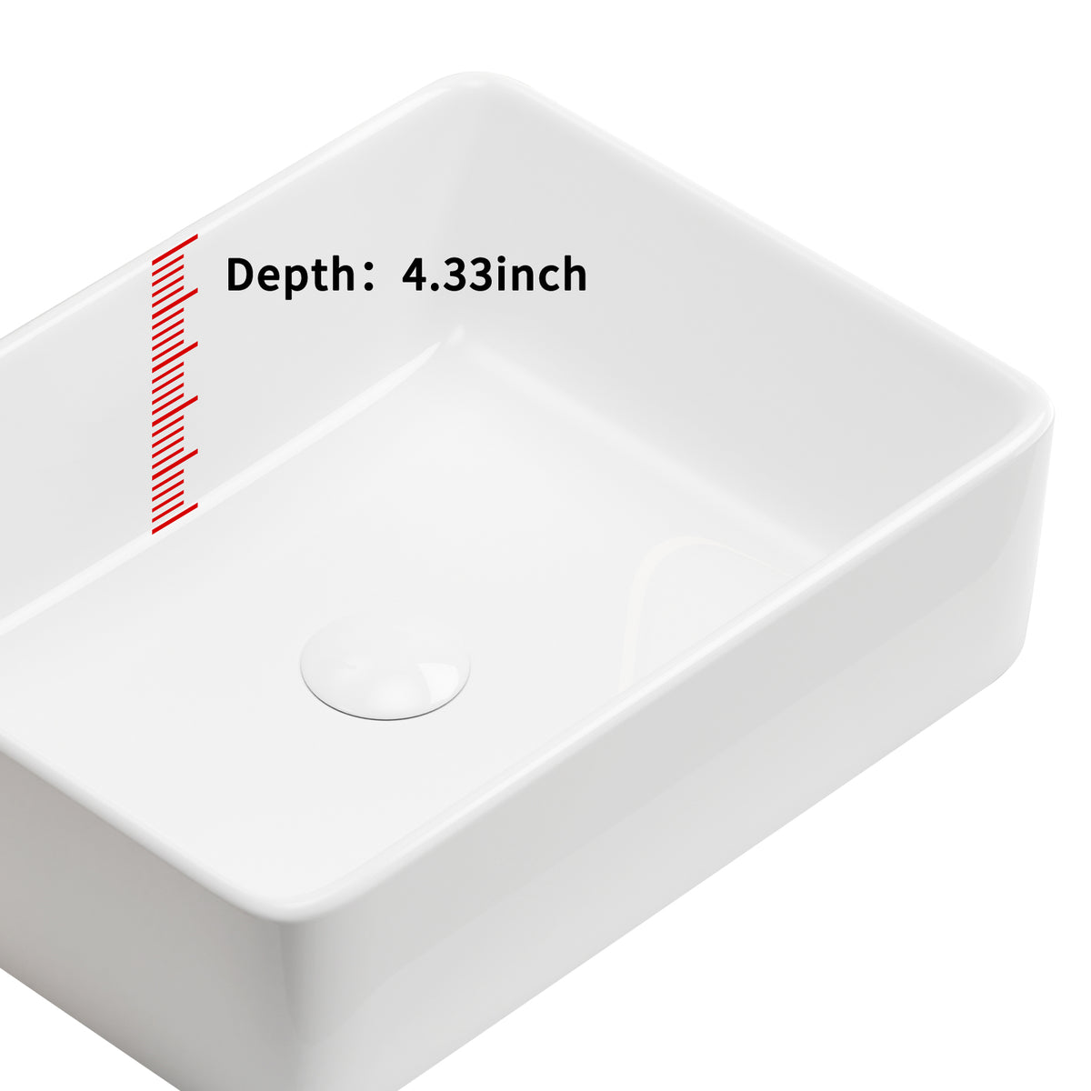 Modern Ceramic Bathroom Vessel Sink